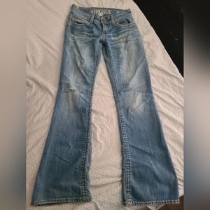 Low-rise bootcut y2k jeans (Hydraulic)